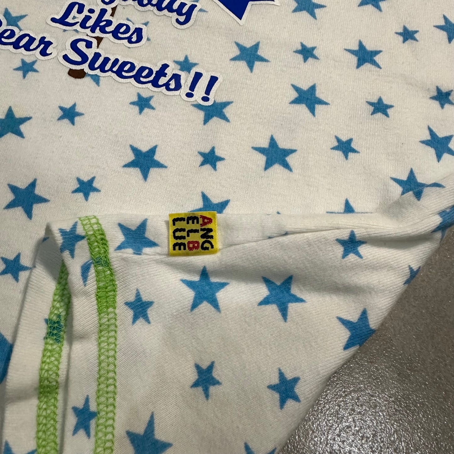 Ange Blue "Bear Pop" Baby Tee