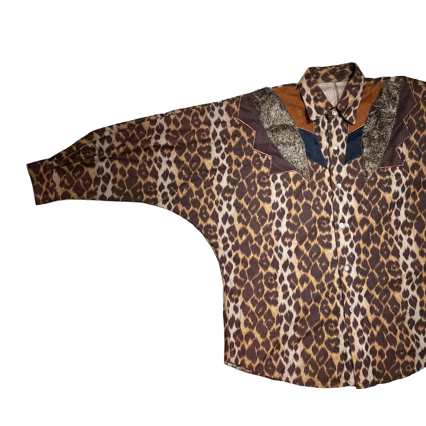 Fur Leopard Print shirt