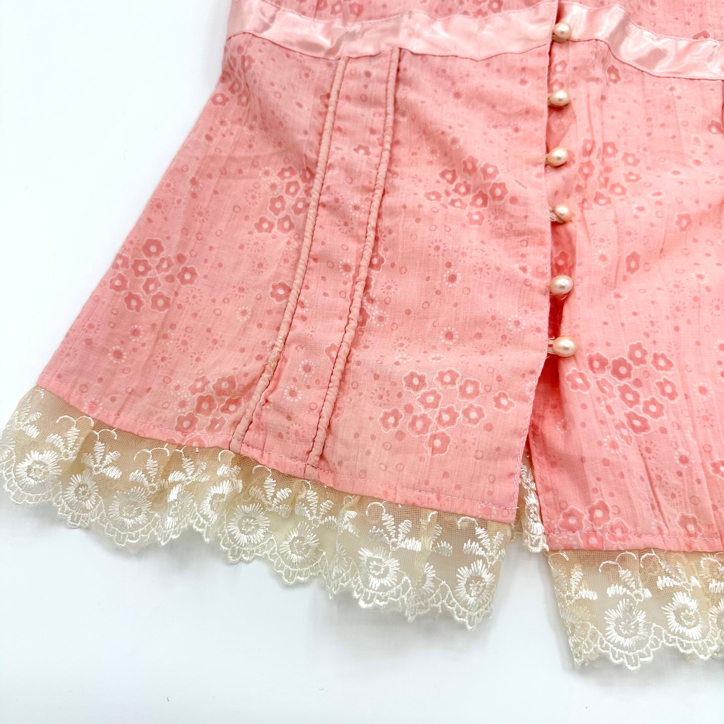 Floral Halter Corset Top
