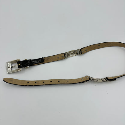 Brighton Two-Tone Croc Belt