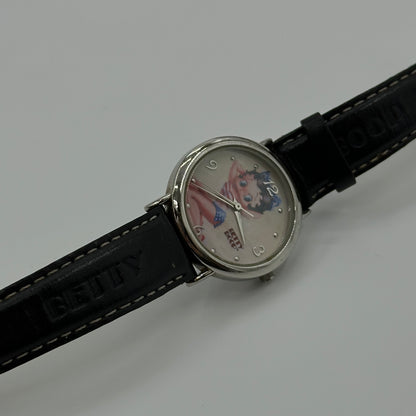 2004 Betty Boop Pin-Up Bikini Genuine Leather Quartz Wrist Watch
