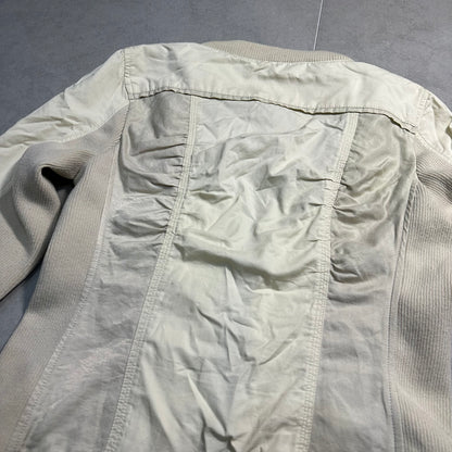 Zip Up Multi-Fabric Jacket