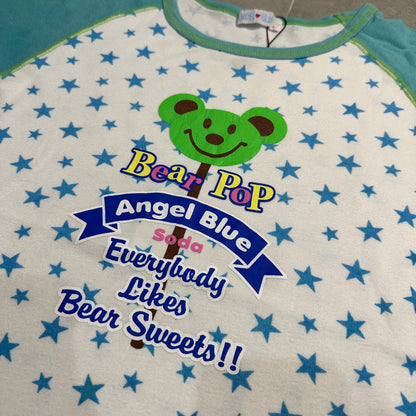 Ange Blue "Bear Pop" Baby Tee