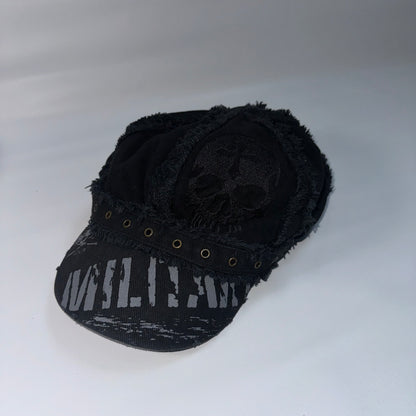 Embroidered Skull Sign Military Cap