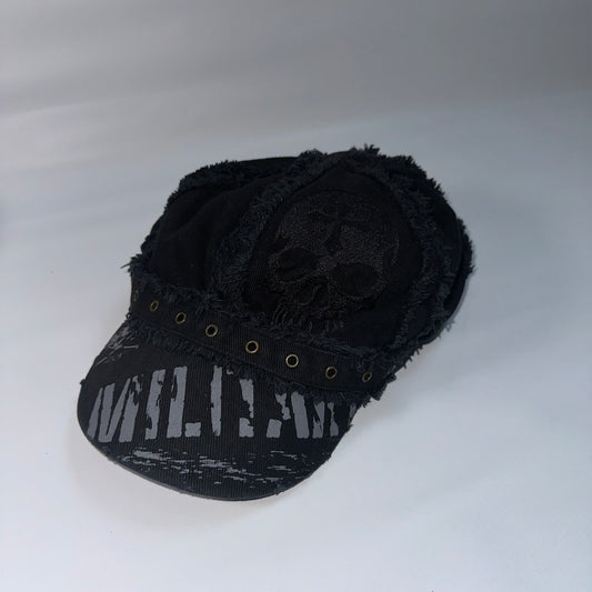 Embroidered Skull Sign Military Cap