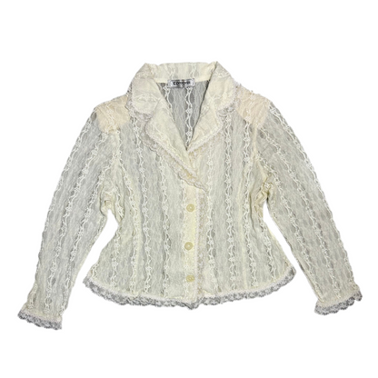 Sheer Floral Cardigan