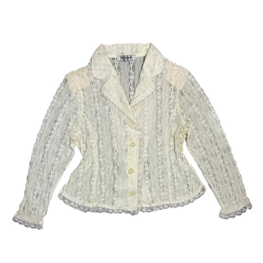 Sheer Floral Cardigan