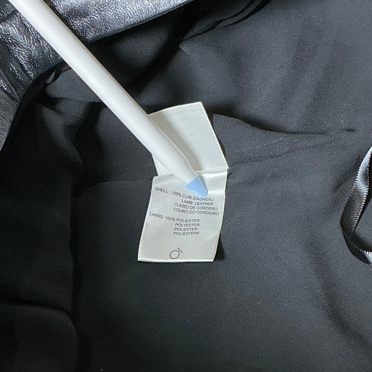 Leather A-line Mini Skirt