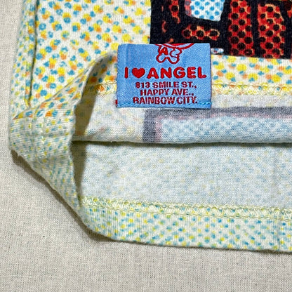 Angel Blue Comic All Over Print Tee