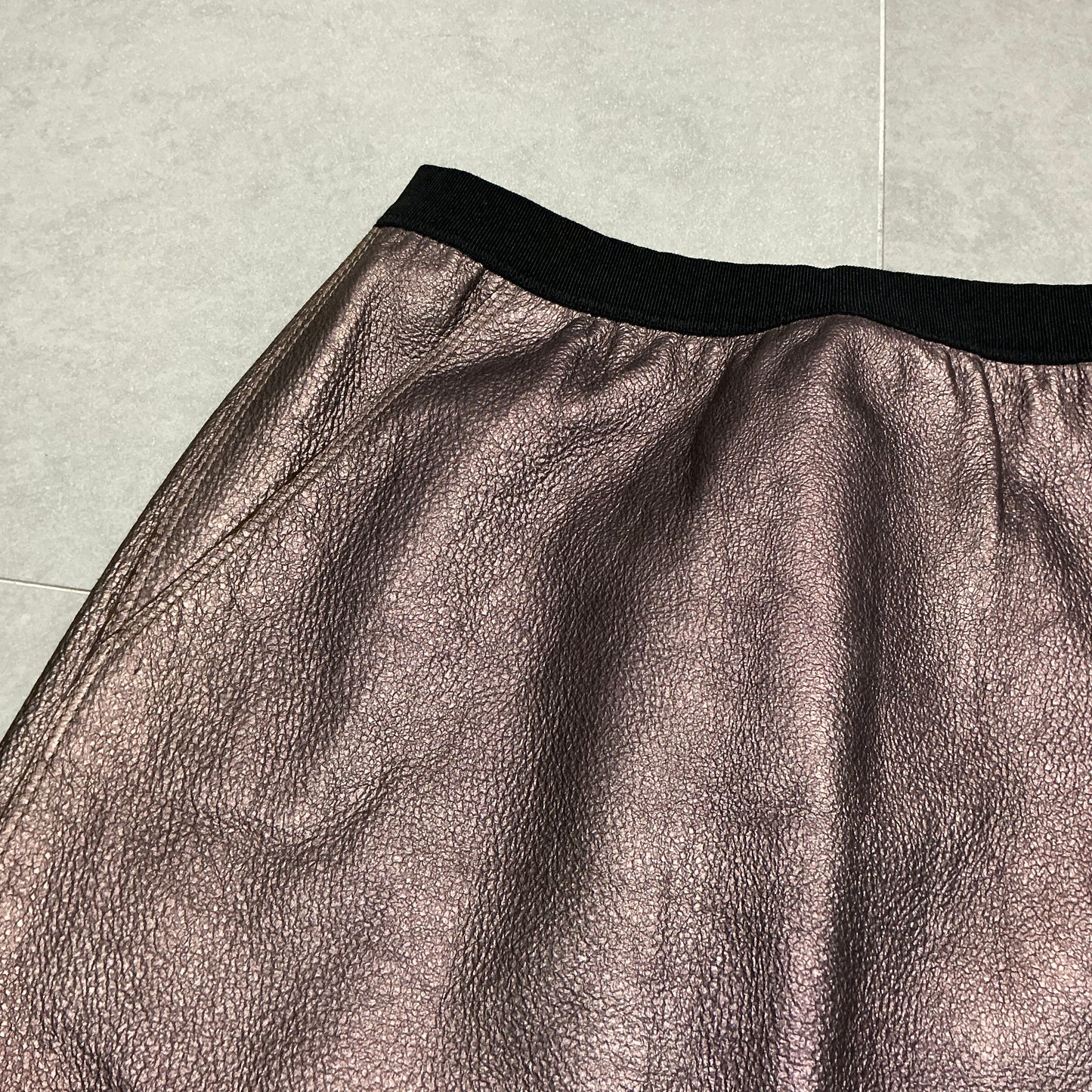 Marc Jacobs Leather Midi Skirt