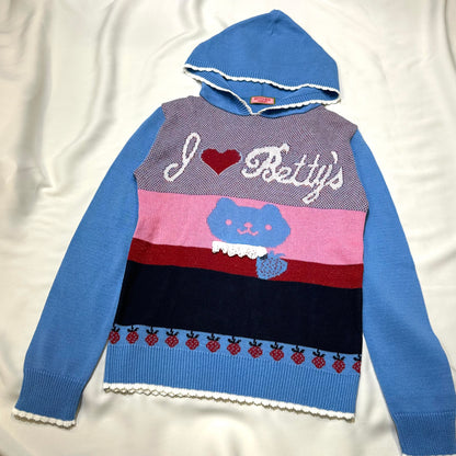00s Betty’s Blue Knit Hoodies