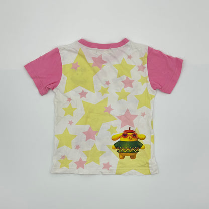Sanrio 2007 Hello Kitty & Friends Pink Raglan Short Sleeve Tee