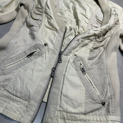 Zip Up Multi-Fabric Jacket