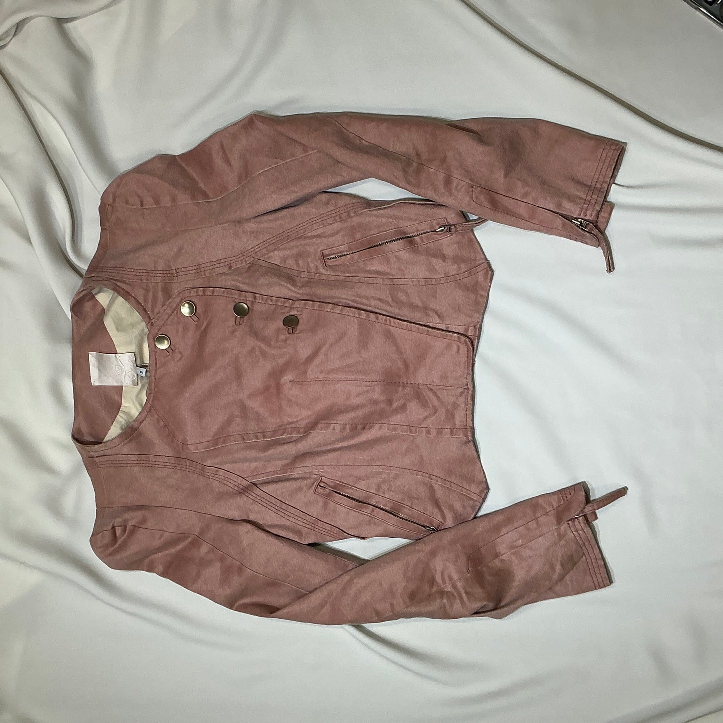 Suede Biker Jacket