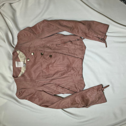 Suede Biker Jacket