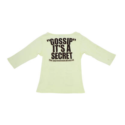 'Gossip!' Long Sleeves Top