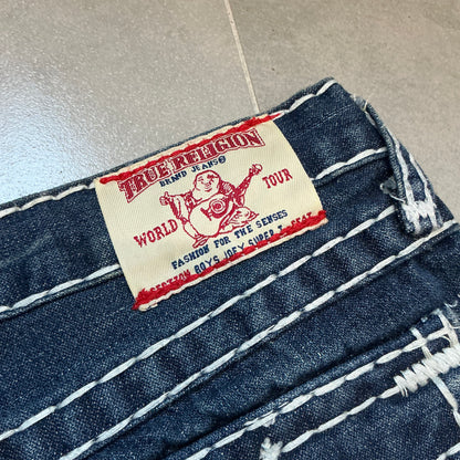 00s True Religion Girls Joey Super T World Tour Flare Jeans