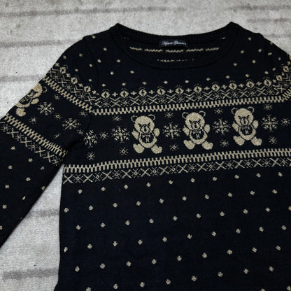 Hysteric Glamour FUCK Bear Knit Top