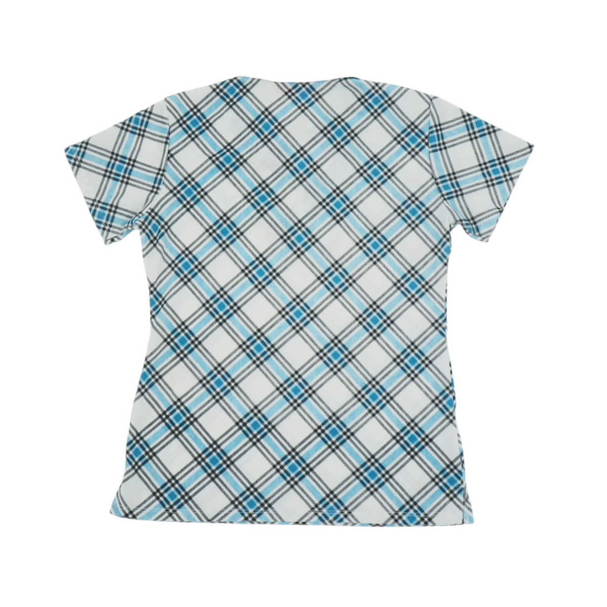 Playboy Plaided Collar Tee