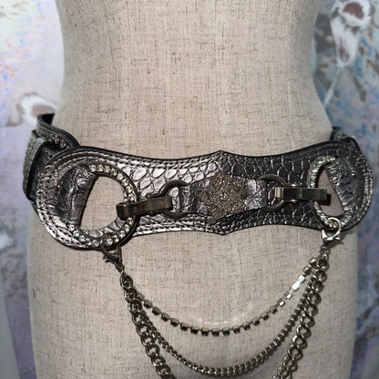 Sliver Leather Belt