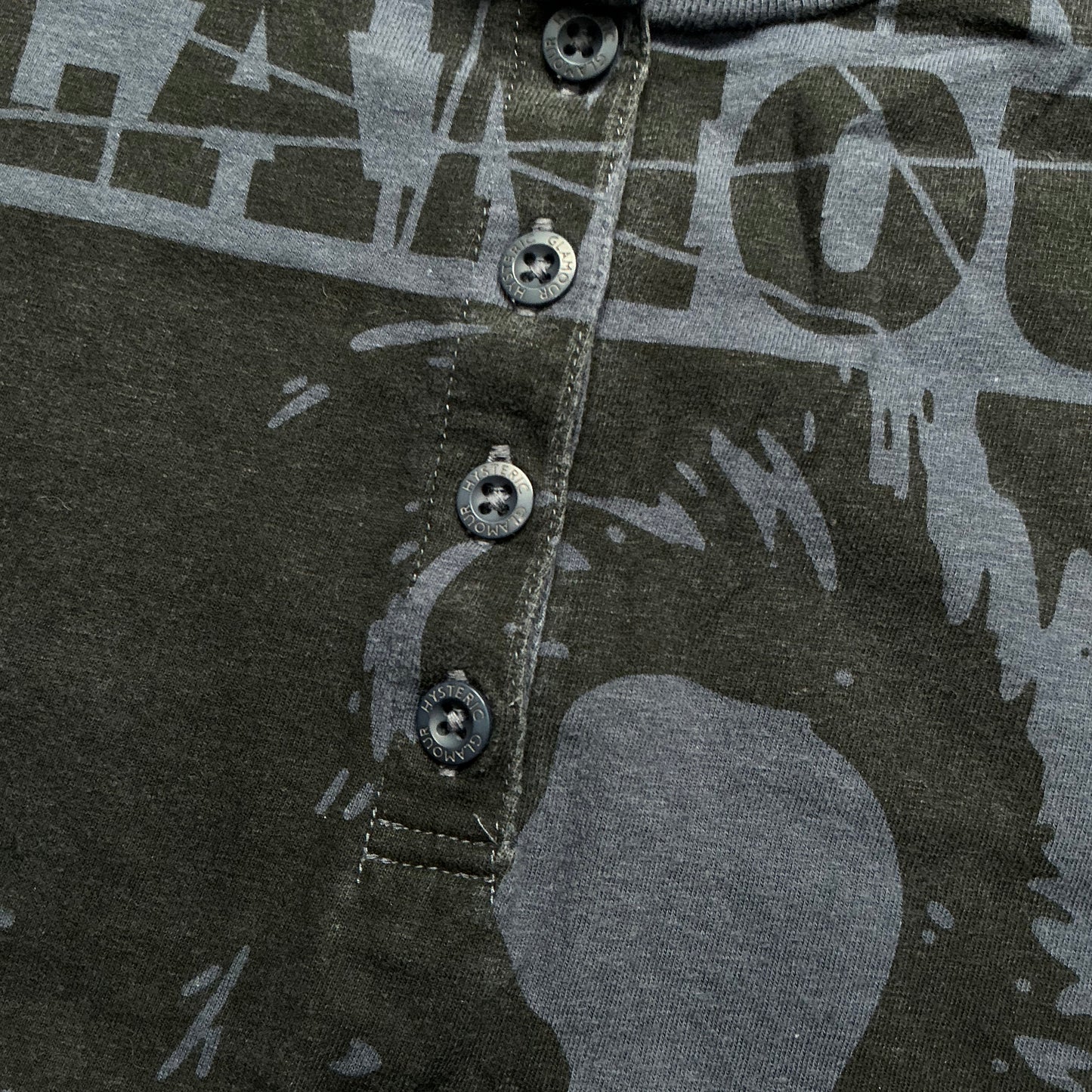 Hysteric Glamour Button Up Tee