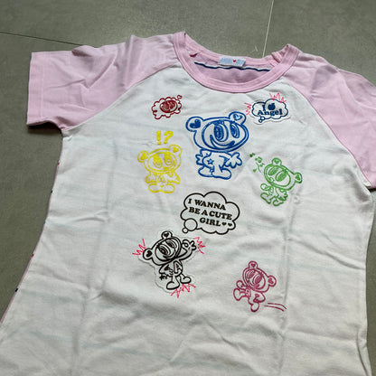Angel Blue 'I wanna be a cute girl' Baby Tee