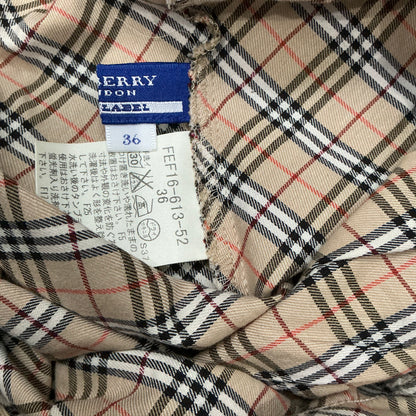 90s Burberry Off Shoulder Top