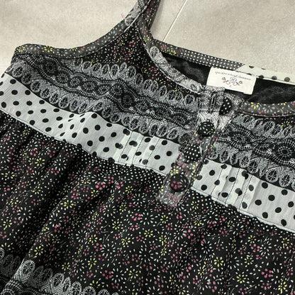 Floral Button Up Cami Dress