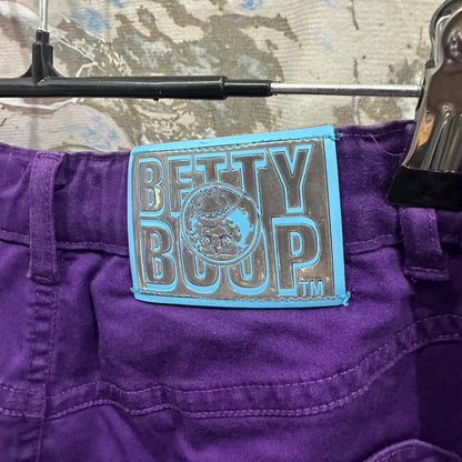 Betty Boop Snake Print Bootcut Pants
