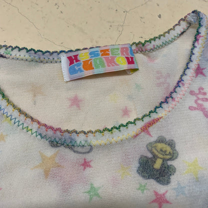 Hysteric Glamour AOP Mesh Top