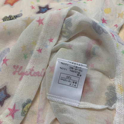 Hysteric Glamour AOP Mesh Top