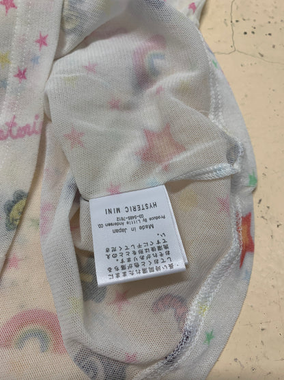 Hysteric Glamour AOP Mesh Top