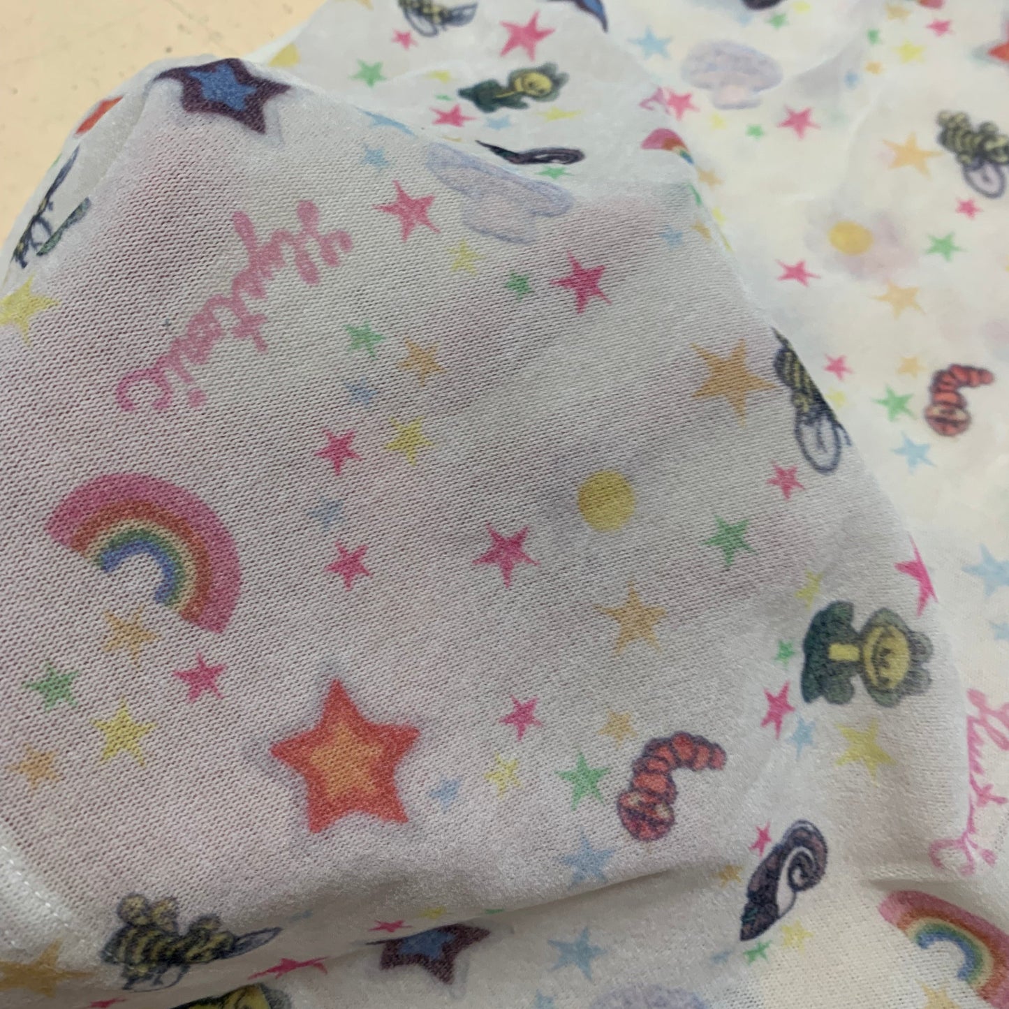 Hysteric Glamour AOP Mesh Top