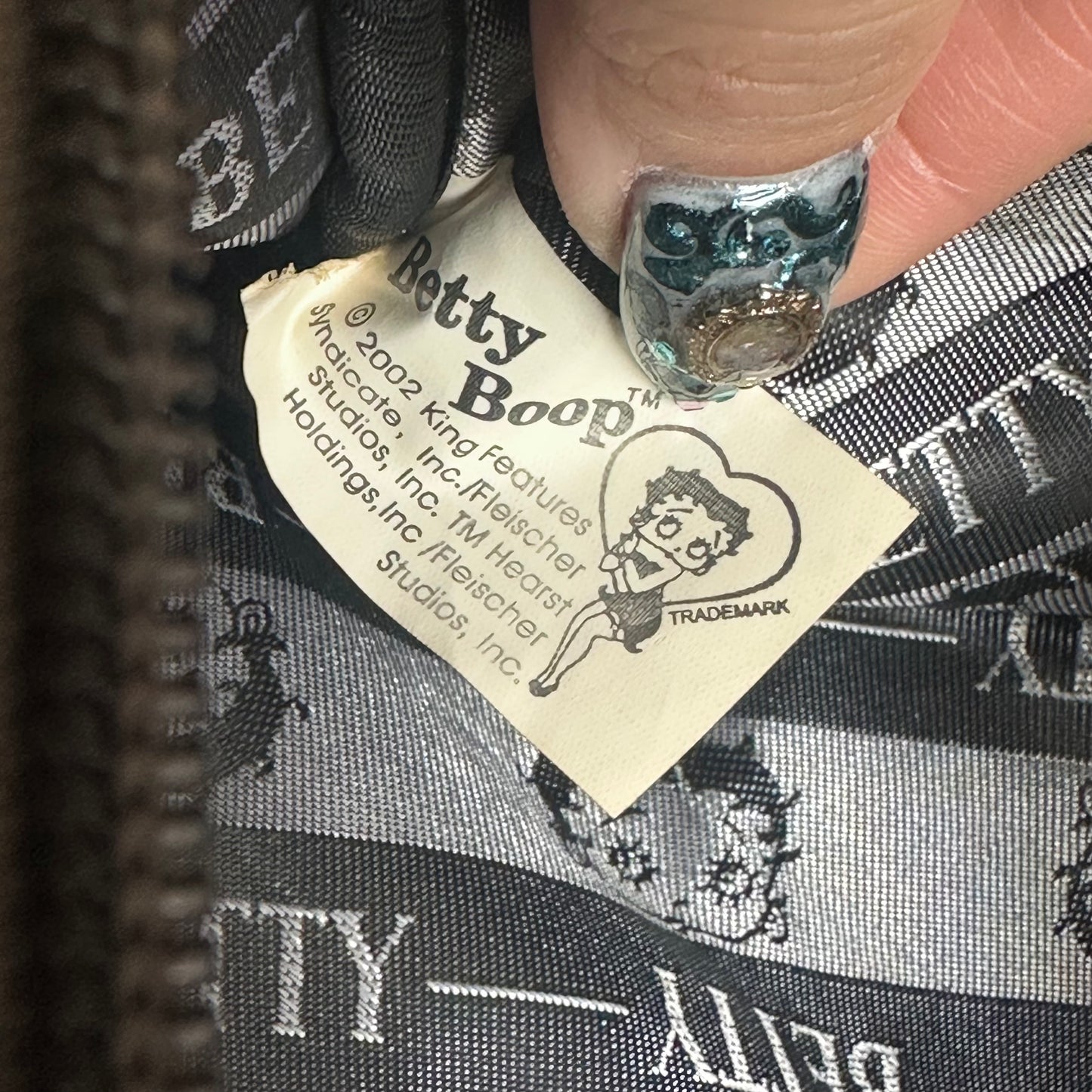 2002 Betty Boop Denim Hand Bag