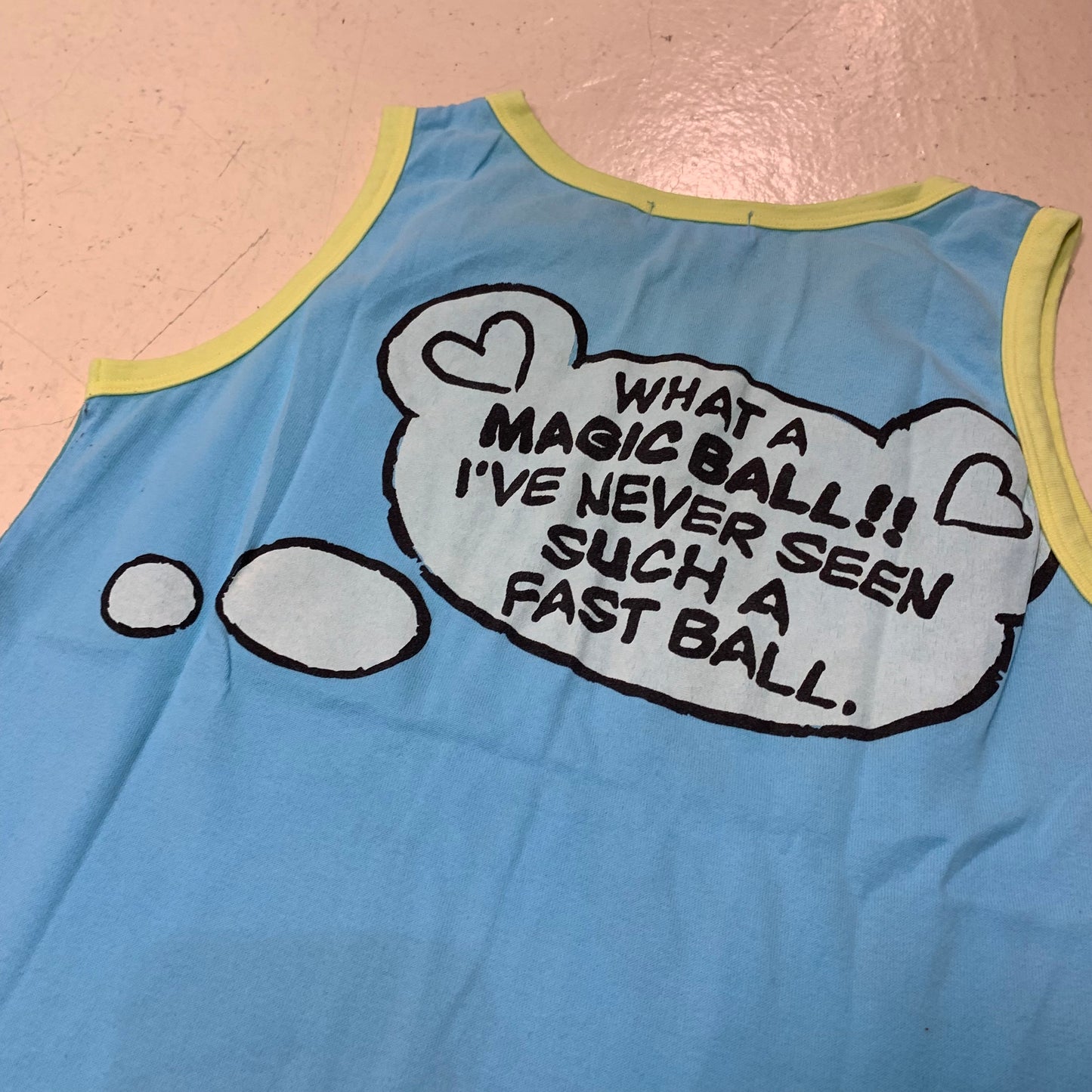 90s Angel Blue 'Magic Ball' Tank Top