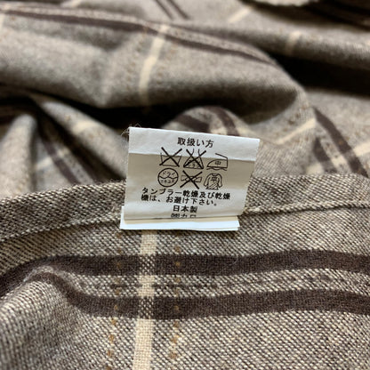 Plaid Wool Blend Multi-way Poncho