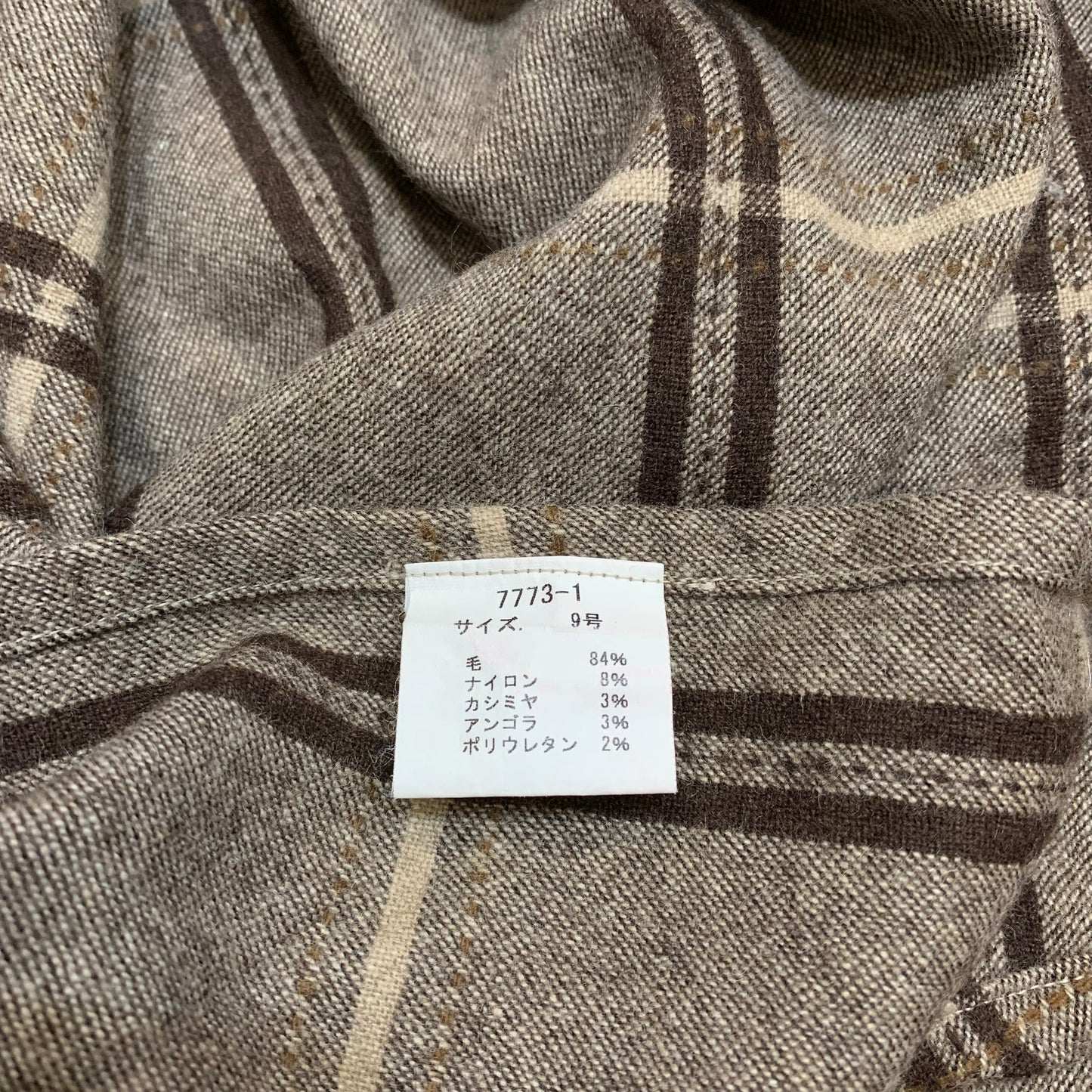 Plaid Wool Blend Multi-way Poncho