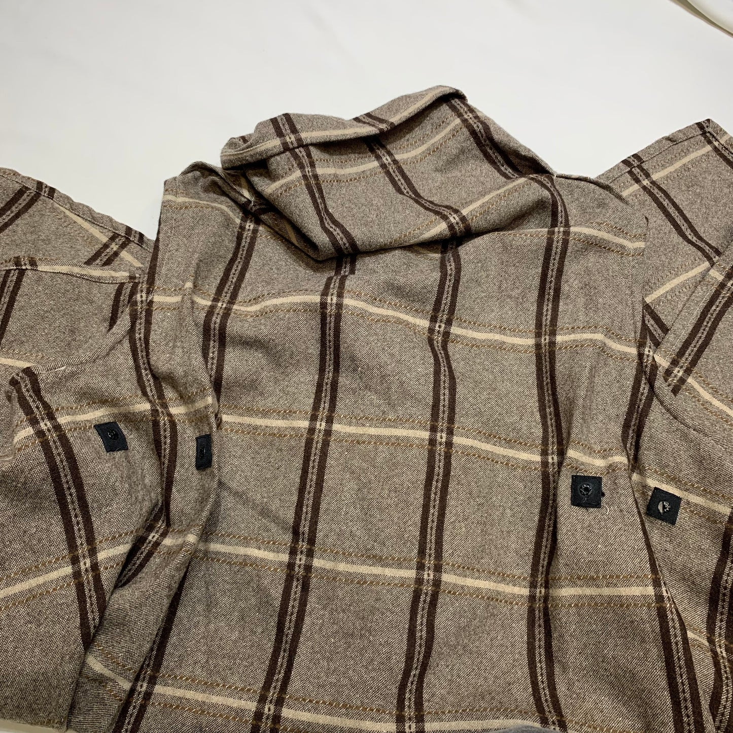 Plaid Wool Blend Multi-way Poncho
