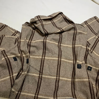 Plaid Wool Blend Multi-way Poncho