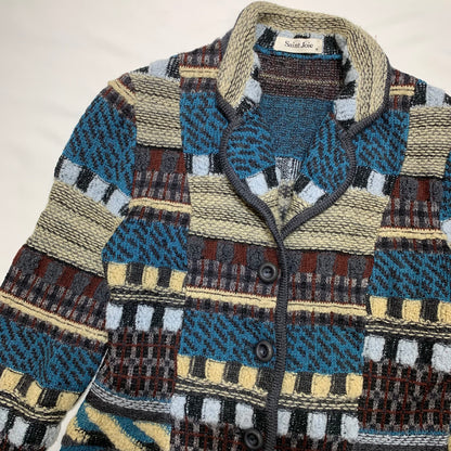 Pattern Knit Blazer