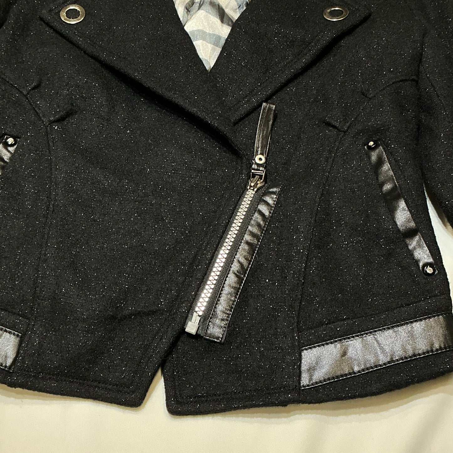 Shimmering Biker Jacket