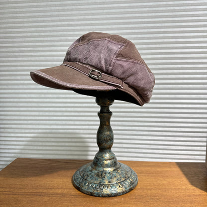 90s Distressed Newsboy Cap