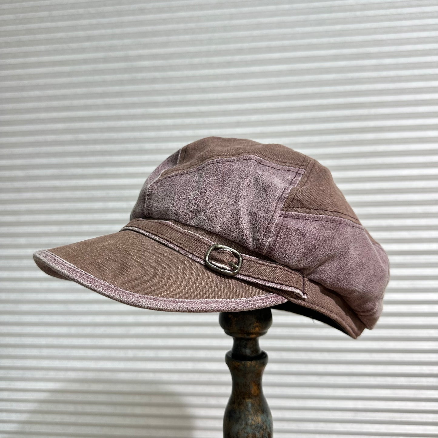 90s Distressed Newsboy Cap