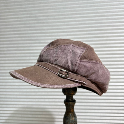 90s Distressed Newsboy Cap