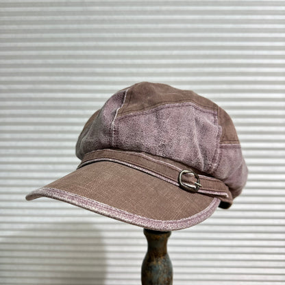 90s Distressed Newsboy Cap