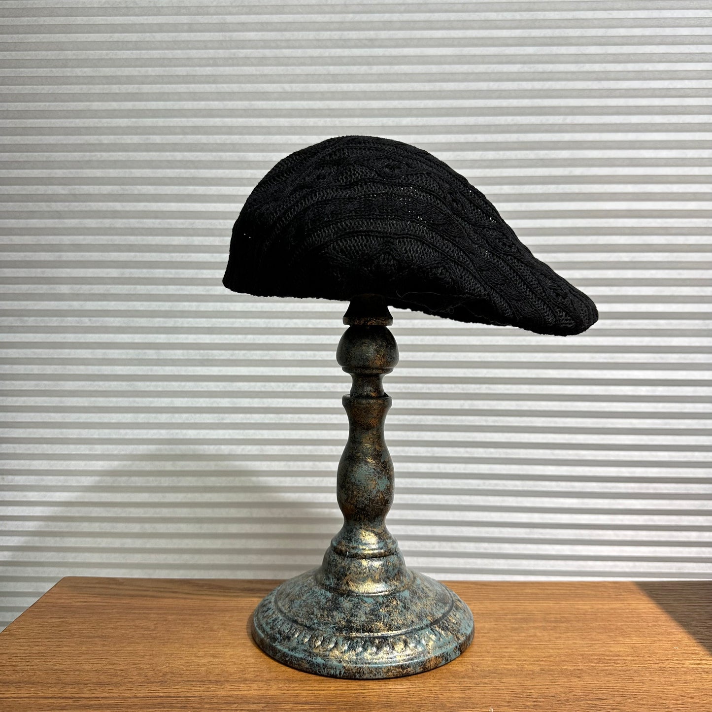 Knit Flat Cap