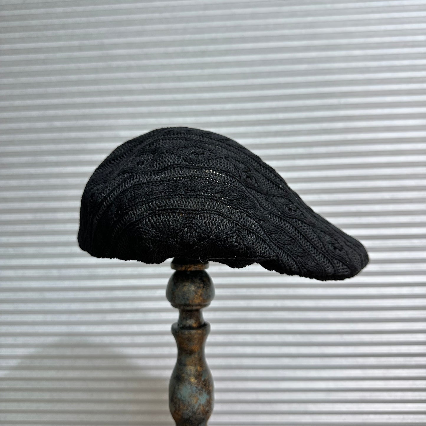 Knit Flat Cap