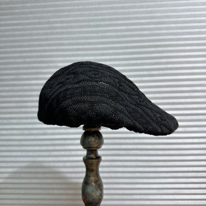 Knit Flat Cap