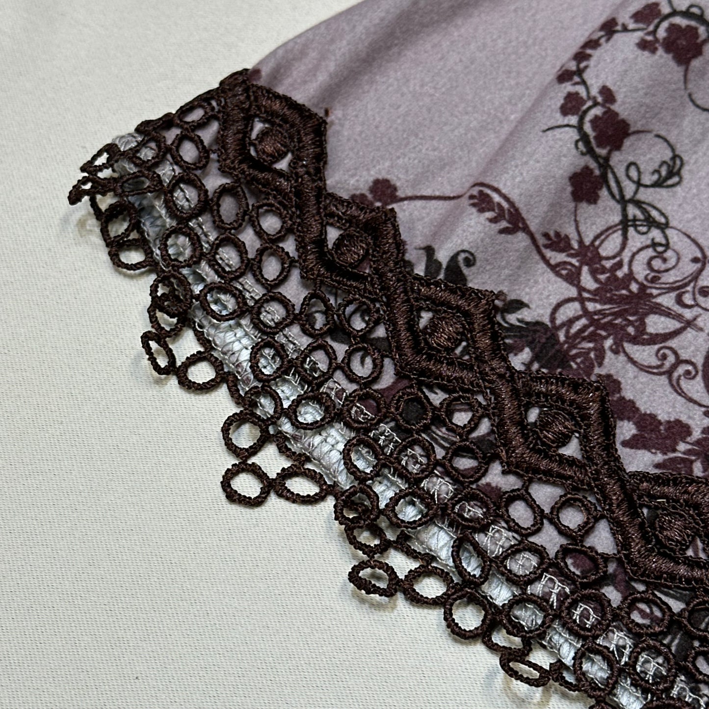 Ozz Angelo Vintage Baroque Floral Lace Dress
