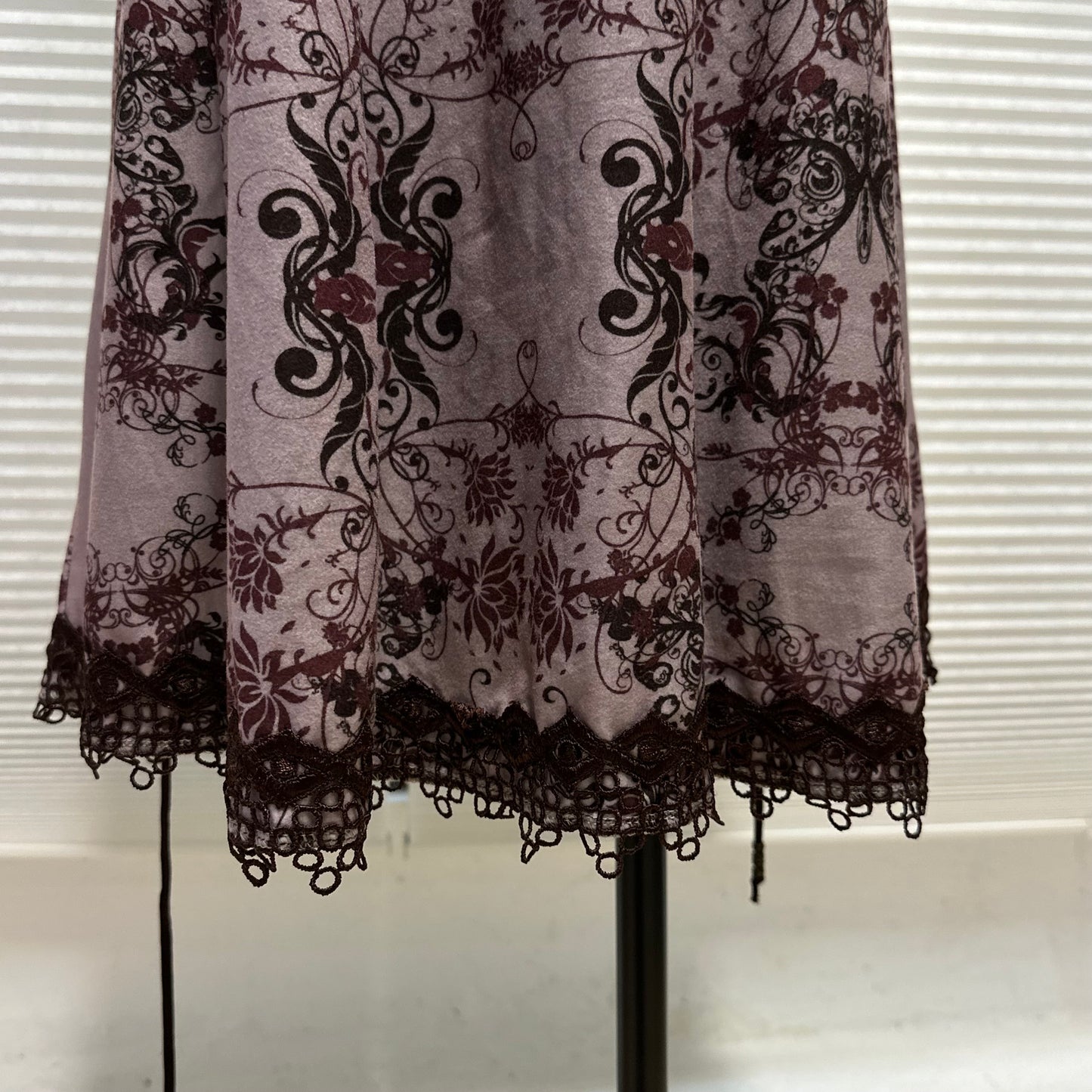 Ozz Angelo Vintage Baroque Floral Lace Dress